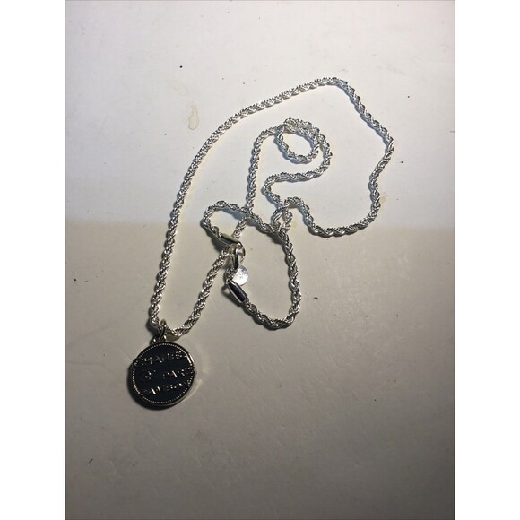 Fashion Chnl Ambon Charm On 26” .925 Silver Rope Necklace GUC - Picture 7 of 7